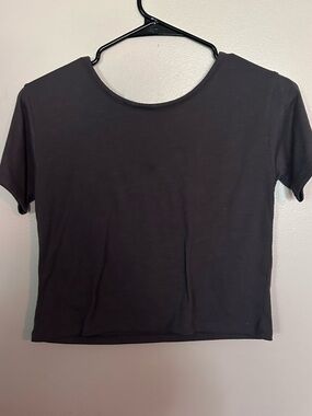 5 for $20! SO Black Short Sleeve Crop Top